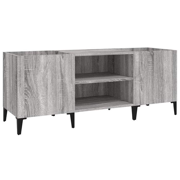 Dulap pentru discuri gri sonoma, 121x38x48 cm, lemn prelucrat - WALTI WALTI
