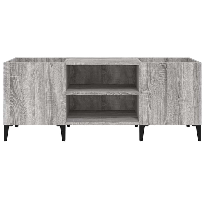 Dulap pentru discuri gri sonoma, 121x38x48 cm, lemn prelucrat - WALTI WALTI