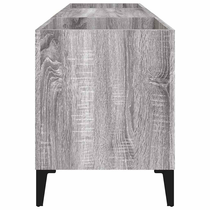 Dulap pentru discuri gri sonoma, 121x38x48 cm, lemn prelucrat - WALTI WALTI