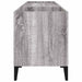 Dulap pentru discuri gri sonoma, 121x38x48 cm, lemn prelucrat - WALTI WALTI