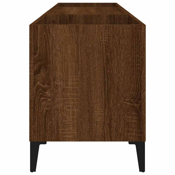 Dulap pentru discuri stejar maro, 121x38x48 cm, lemn prelucrat - WALTI WALTI