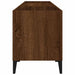 Dulap pentru discuri stejar maro, 121x38x48 cm, lemn prelucrat - WALTI WALTI