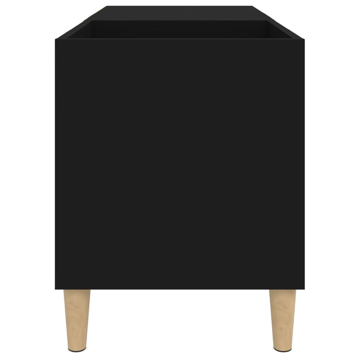 Dulap pentru discuri, negru, 84,5x38x48 cm, lemn prelucrat - WALTI WALTI