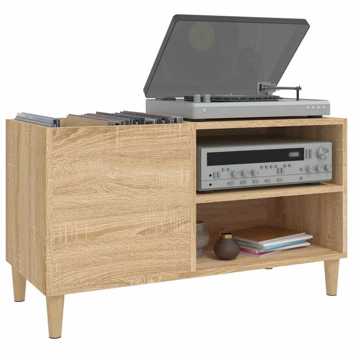 Dulap pentru discuri stejar sonoma 84,5x38x48 cm lemn prelucrat - WALTI WALTI