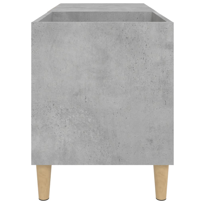 Dulap pentru discuri gri beton 84,5x38x48 cm lemn prelucrat - WALTI WALTI