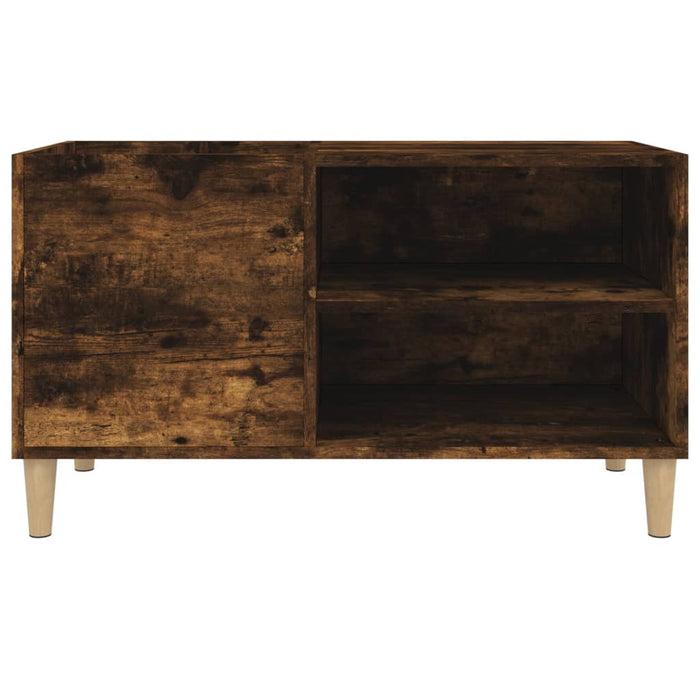 Dulap pentru discuri stejar afumat 84,5x38x48 cm lemn prelucrat - WALTI WALTI
