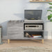 Dulap pentru discuri gri sonoma 84,5x38x48 cm lemn prelucrat - WALTI WALTI