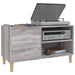 Dulap pentru discuri gri sonoma 84,5x38x48 cm lemn prelucrat - WALTI WALTI