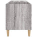 Dulap pentru discuri gri sonoma 84,5x38x48 cm lemn prelucrat - WALTI WALTI