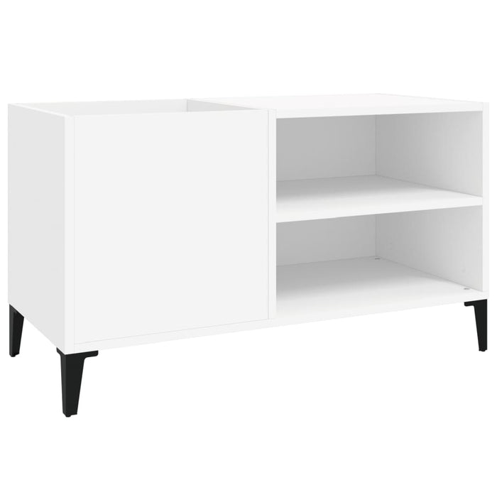 Comodă discuri, alb, 84,5x38x48 cm, lemn prelucrat - WALTI WALTI
