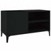 Dulap pentru discuri, negru, 84,5x38x48 cm, lemn prelucrat - WALTI WALTI