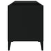 Dulap pentru discuri, negru, 84,5x38x48 cm, lemn prelucrat - WALTI WALTI