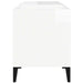 Dulapuri pentru discuri alb lucios 84,5x38x48 cm lemn prelucrat - WALTI WALTI