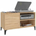Dulap pentru discuri stejar sonoma 84,5x38x48 cm lemn prelucrat - WALTI WALTI