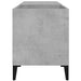 Dulap pentru discuri gri beton 84,5x38x48 cm lemn prelucrat - WALTI WALTI