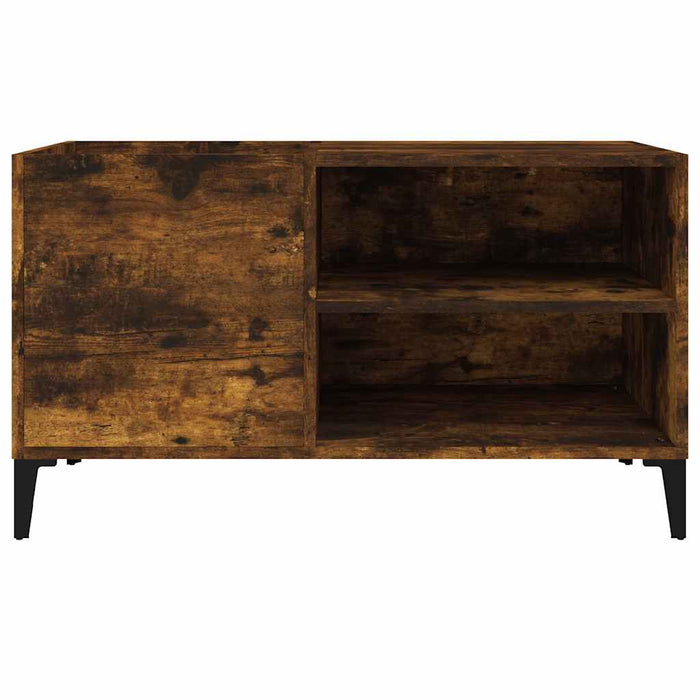 Dulap pentru discuri stejar afumat 84,5x38x48 cm lemn prelucrat - WALTI WALTI