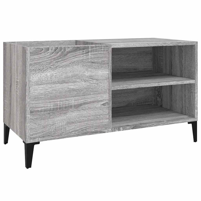 Dulap pentru discuri gri sonoma 84,5x38x48 cm lemn prelucrat - WALTI WALTI