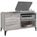 Dulap pentru discuri gri sonoma 84,5x38x48 cm lemn prelucrat - WALTI WALTI