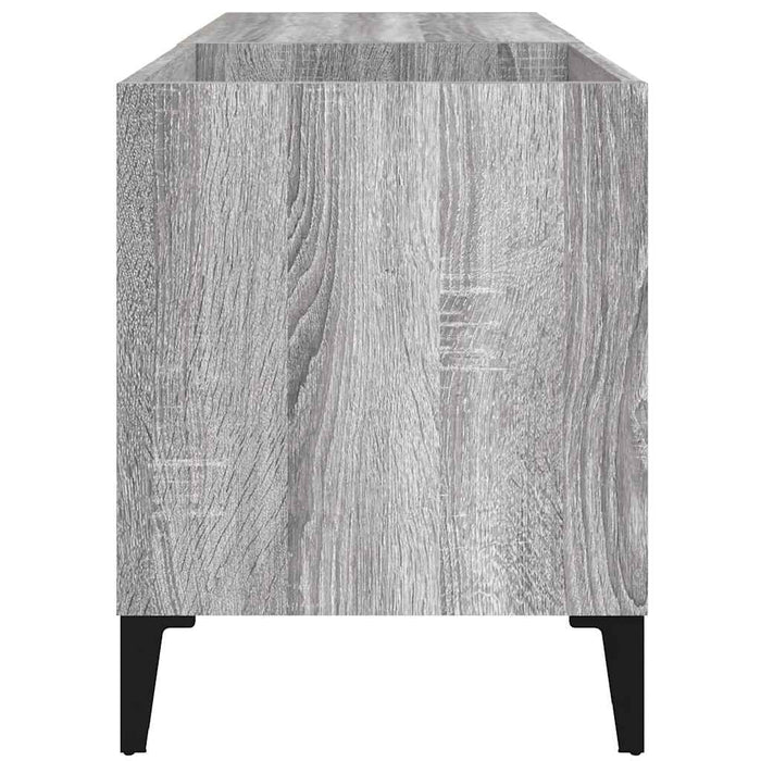 Dulap pentru discuri gri sonoma 84,5x38x48 cm lemn prelucrat - WALTI WALTI