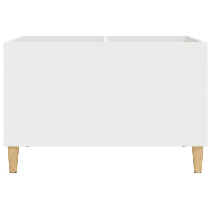 Dulap de discuri, alb, 74,5x38x48 cm, lemn prelucrat - WALTI WALTI