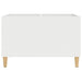 Dulap de discuri, alb, 74,5x38x48 cm, lemn prelucrat - WALTI WALTI