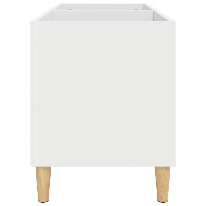 Dulap de discuri, alb, 74,5x38x48 cm, lemn prelucrat - WALTI WALTI
