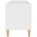Dulap de discuri, alb, 74,5x38x48 cm, lemn prelucrat - WALTI WALTI