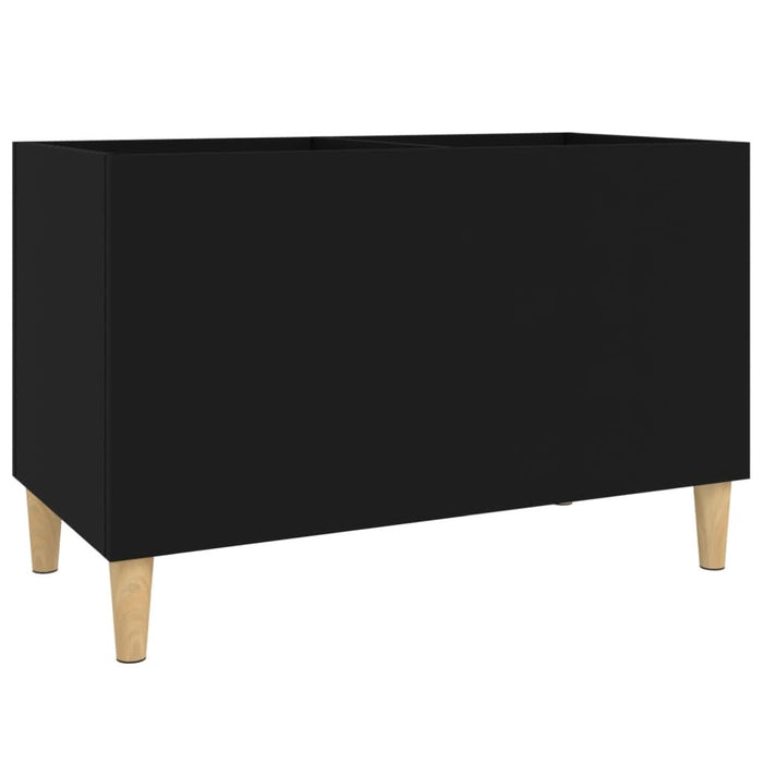 Dulap pentru discuri, negru, 74,5x38x48 cm, lemn prelucrat - WALTI WALTI