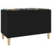 Dulap pentru discuri, negru, 74,5x38x48 cm, lemn prelucrat - WALTI WALTI