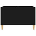 Dulap pentru discuri, negru, 74,5x38x48 cm, lemn prelucrat - WALTI WALTI