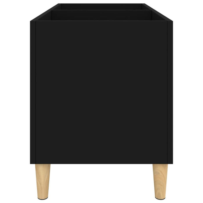 Dulap pentru discuri, negru, 74,5x38x48 cm, lemn prelucrat - WALTI WALTI