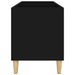 Dulap pentru discuri, negru, 74,5x38x48 cm, lemn prelucrat - WALTI WALTI