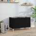 Dulap pentru discuri, negru, 74,5x38x48 cm, lemn prelucrat - WALTI WALTI