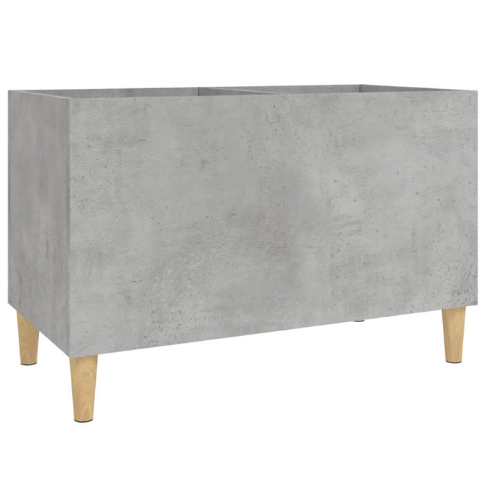 Dulap pentru discuri, gri beton, 74,5x38x48 cm, lemn prelucrat - WALTI WALTI