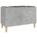 Dulap pentru discuri, gri beton, 74,5x38x48 cm, lemn prelucrat - WALTI WALTI