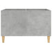 Dulap pentru discuri, gri beton, 74,5x38x48 cm, lemn prelucrat - WALTI WALTI