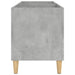 Dulap pentru discuri, gri beton, 74,5x38x48 cm, lemn prelucrat - WALTI WALTI
