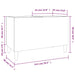 Dulap pentru discuri, gri beton, 74,5x38x48 cm, lemn prelucrat - WALTI WALTI