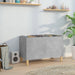 Dulap pentru discuri, gri beton, 74,5x38x48 cm, lemn prelucrat - WALTI WALTI