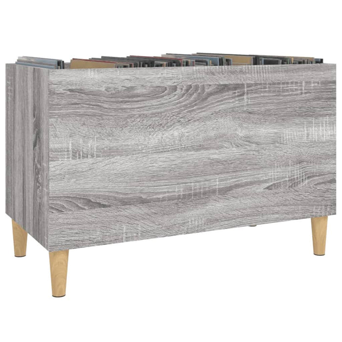 Dulap pentru discuri gri sonoma 74,5x38x48 cm lemn prelucrat - WALTI WALTI