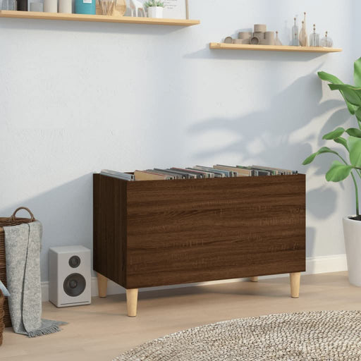 Dulap pentru discuri stejar maro 74,5x38x48 cm lemn prelucrat - WALTI WALTI