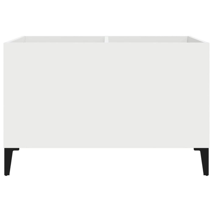Dulap de discuri, alb, 74,5x38x48 cm, lemn prelucrat - WALTI WALTI