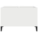 Dulap de discuri, alb, 74,5x38x48 cm, lemn prelucrat - WALTI WALTI