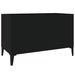 Dulap pentru discuri, negru, 74,5x38x48 cm, lemn prelucrat - WALTI WALTI
