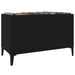 Dulap pentru discuri, negru, 74,5x38x48 cm, lemn prelucrat - WALTI WALTI
