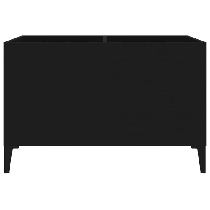 Dulap pentru discuri, negru, 74,5x38x48 cm, lemn prelucrat - WALTI WALTI