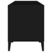 Dulap pentru discuri, negru, 74,5x38x48 cm, lemn prelucrat - WALTI WALTI
