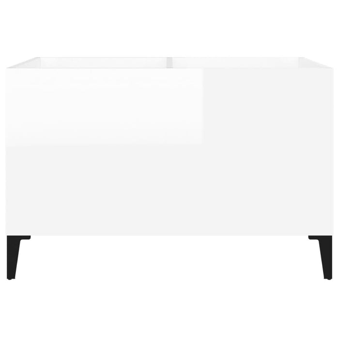 Dulap pt discuri, alb extralucios 74,5x38x48 cm lemn prelucrat - WALTI WALTI