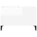 Dulap pt discuri, alb extralucios 74,5x38x48 cm lemn prelucrat - WALTI WALTI