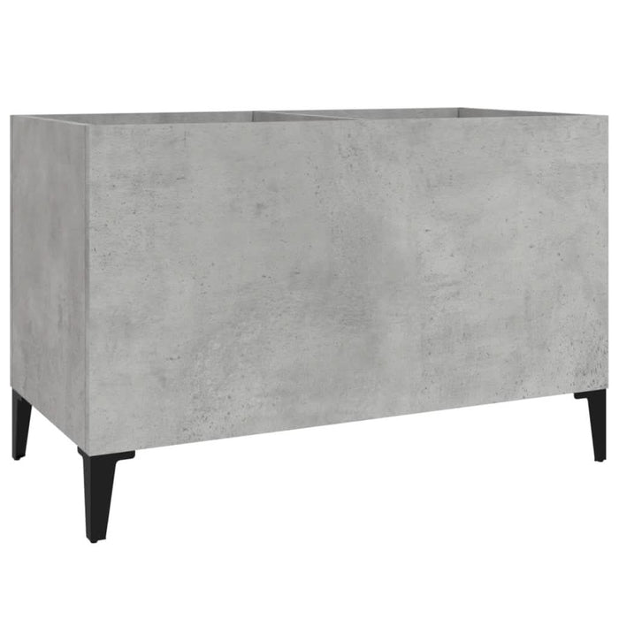 Dulap pentru discuri, gri beton, 74,5x38x48 cm, lemn prelucrat - WALTI WALTI